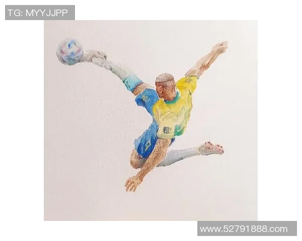 足球明星的色彩速写画展现运动与艺术的完美结合